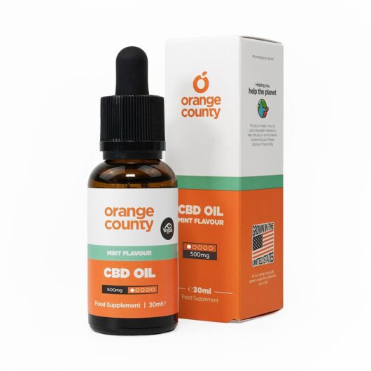 Orange County CBD Mint Flavour Broad Spectrum Cbd Oil 500Mg 30ml