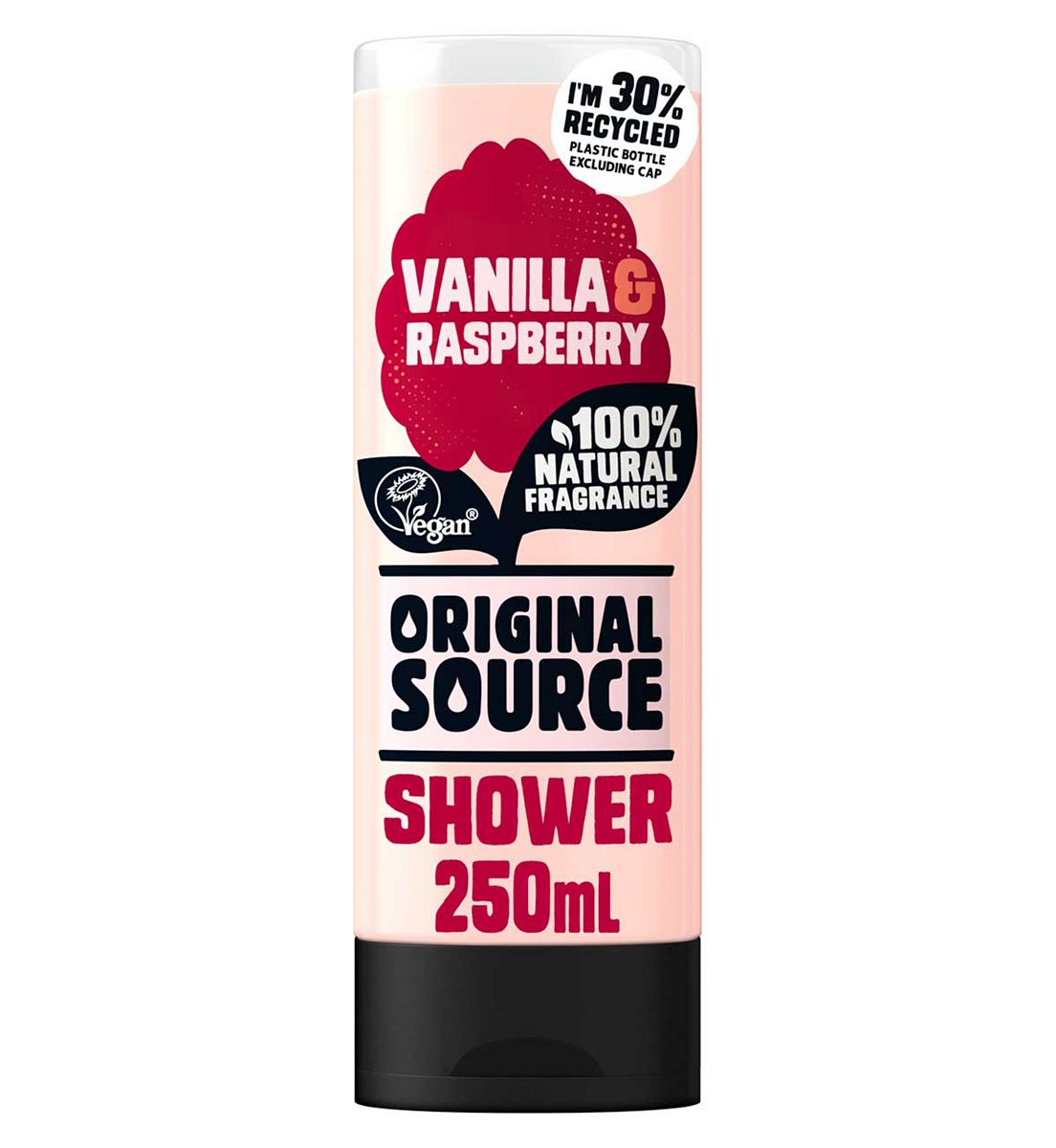 Original Source Vanilla And Raspberry Shower Gel Body Wash250 ml, 250ml