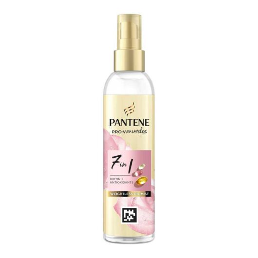 Pantene 7-In-1 Weightless Hair Oil Mist With Biotin 145Ml. Pro V Miracles Hairspray
