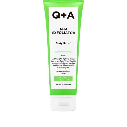 Q+A Aha Exfoliator Body Scrub250 ml, 250ml