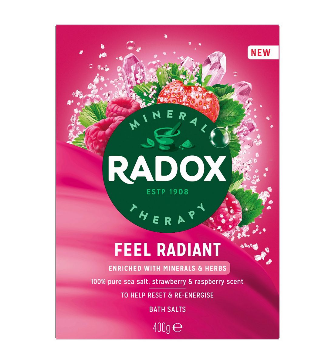 Radox Mineral Therapy Feel Radiant Bath Salts 400g