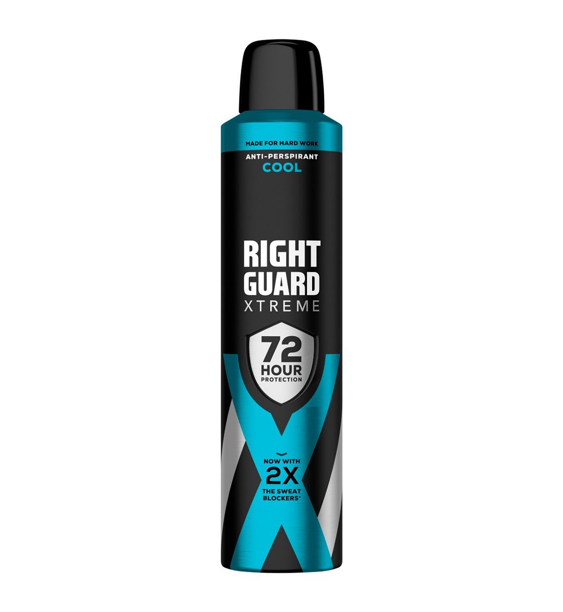 Right Guard Xtreme Men 72H Cool Antiperspirant Deodorant250 ml, 250ml