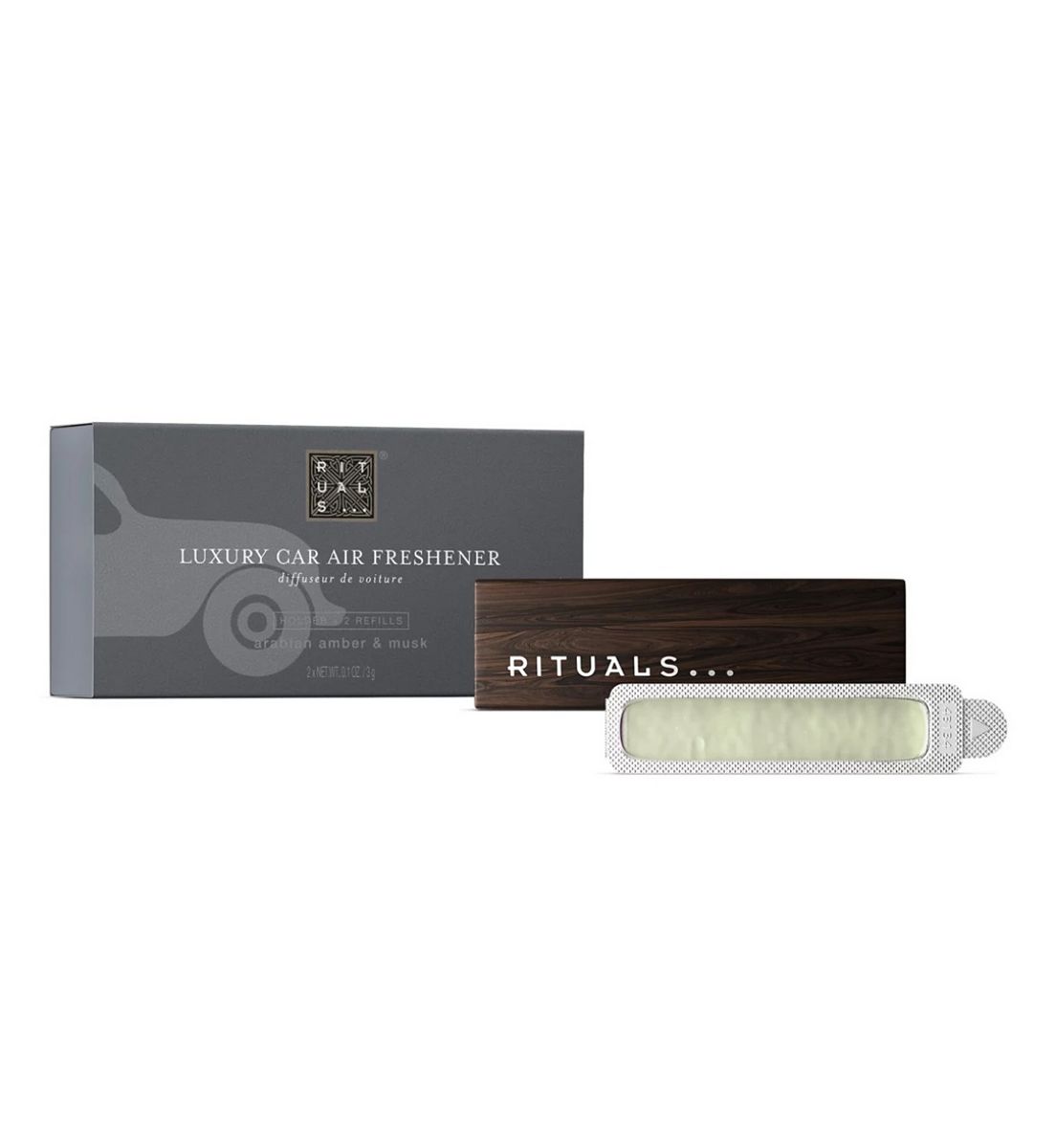 Rituals Homme Car Air Freshener Amber & Musk 2X 3g