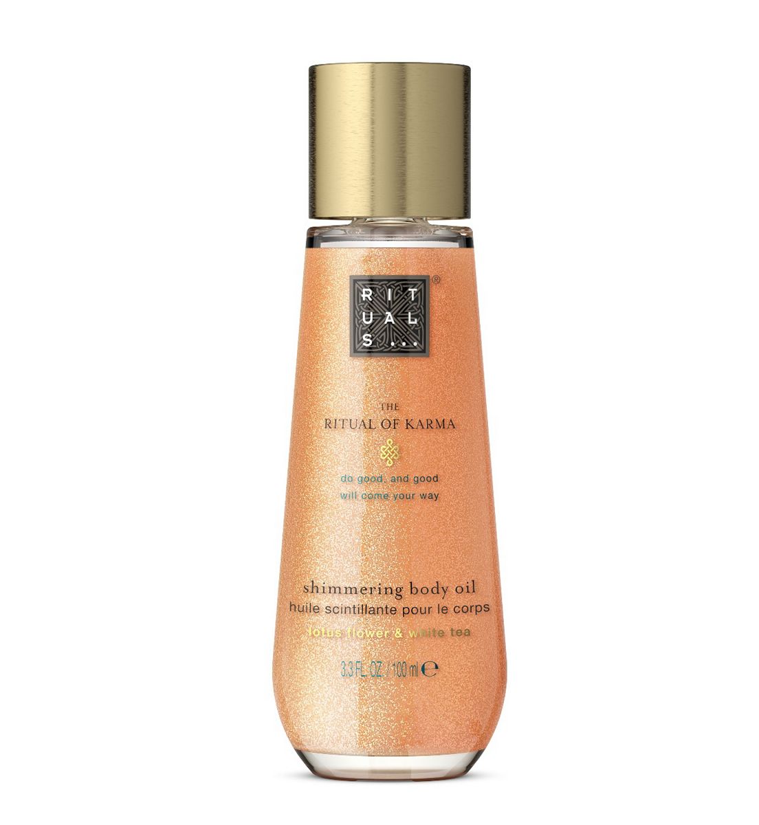 Rituals The Ritual Of Karma Shimmering Body Oil Lotus Flower & White Tea 100ml