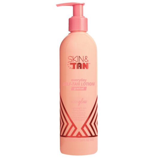 Skin & Tan Body Glow Gradual Self Tan Lotion Medium 280ml
