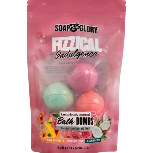 Soap & Glory Fizzical Indulgence Bath Bombs Set 4 X 50g