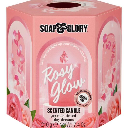 Soap & Glory Rosy Glow Scented Candle