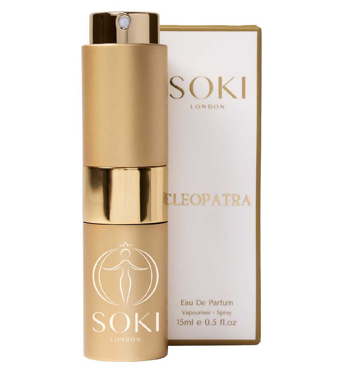Soki London Cleopatra Eau De Parfum Intense Refillable Travel Spray 15ml