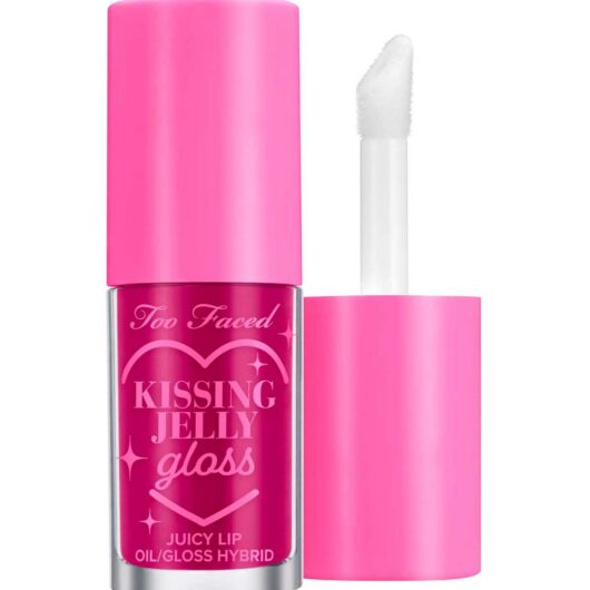 Too Faced Kissing Jelly Lip Oil Gloss 4.5Ml Grape Soda