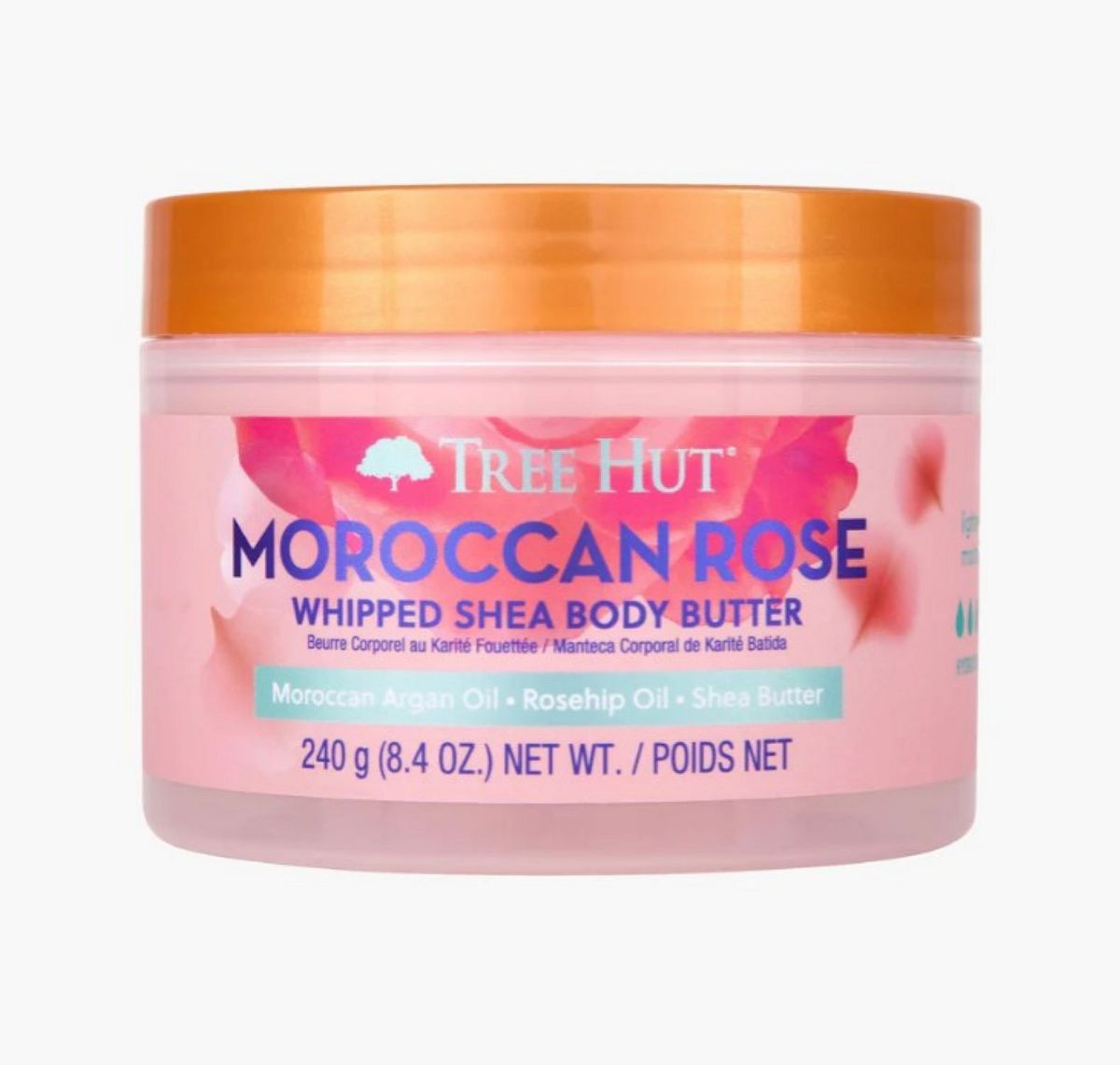 Tree Hut - Whipped Body Butter Moroccan Rose 240g