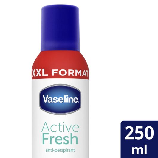 Vaseline Active Fresh Anti-Perspirant Deodorant Aerosol250 ml, 250ml