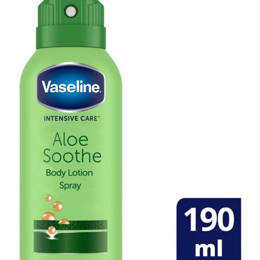 Vaseline Intensive Care Aloe Soothe Spray Moisturiser 190ml