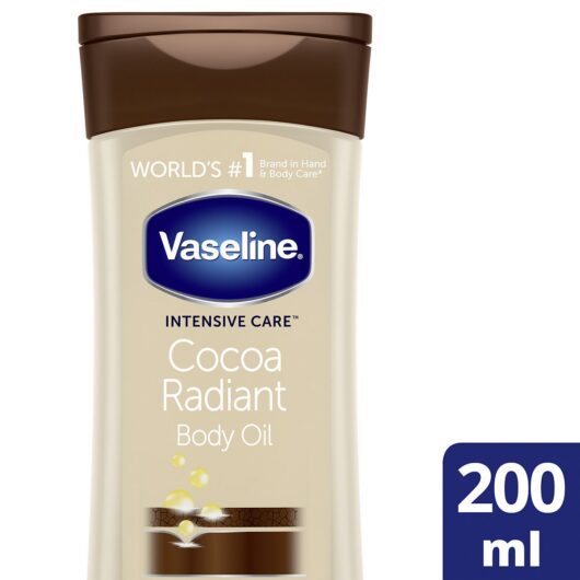Vaseline Intensive Care Cocoa Radiant Body Oil 200 ml, 200ml