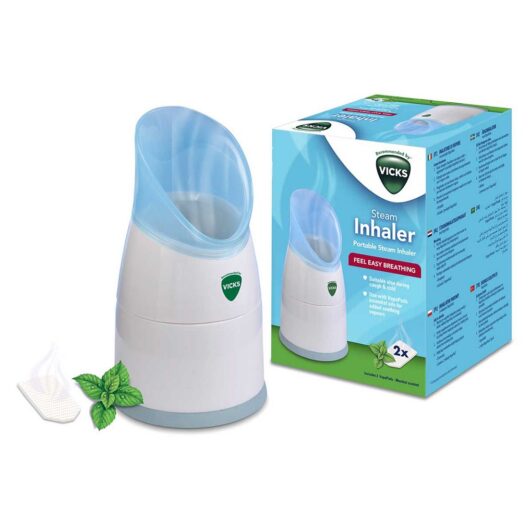 Vicks Personal Steam Inhaler With Two Scent Pads, V1300