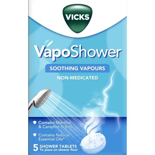 Vicks Vapo Shower - With Menthol & Camphor Scents Soothing Vapors 5 Tablets