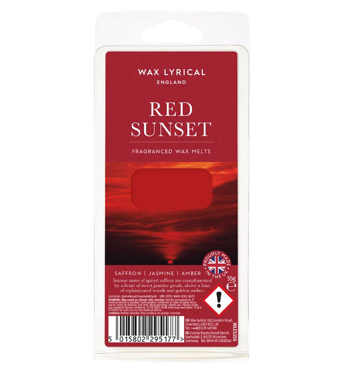 Wax Lyrical Wax Melt Red Sunset 55g