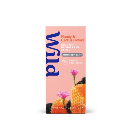 Wild Antiperspirant Honey & Cactus Roll On Refill 50ml