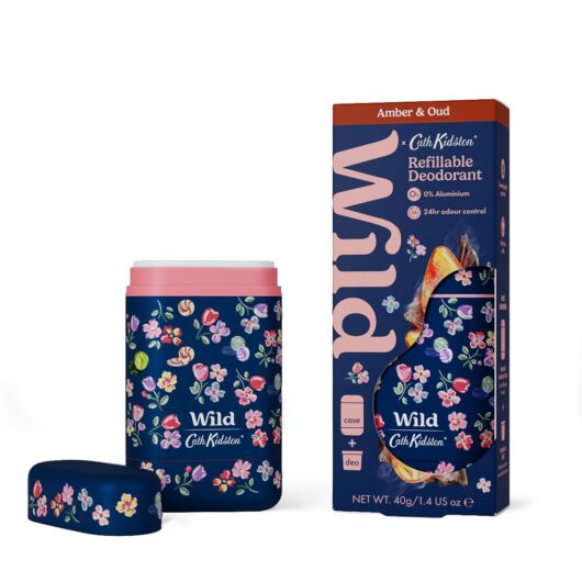 Wild Cath Kidston Marble Ditsy Case + Amber & Oud Refill 40g