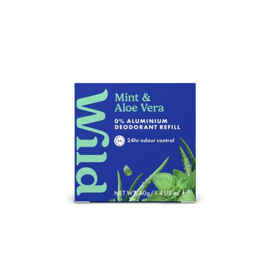 Wild Men's Mint & Aloe Vera Deodorant Refill 40g