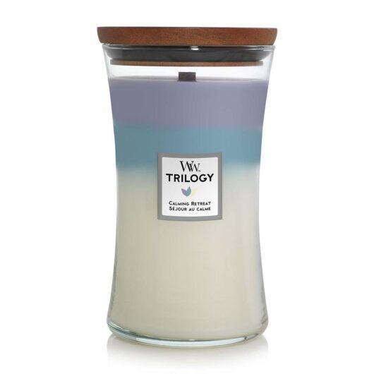 Woodwick Calming Retreat Large Jar Candle Trilogy