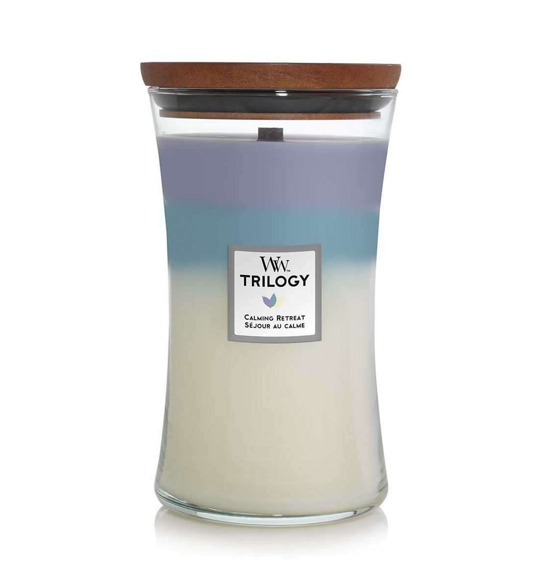 Woodwick Calming Retreat Large Jar Candle Trilogy