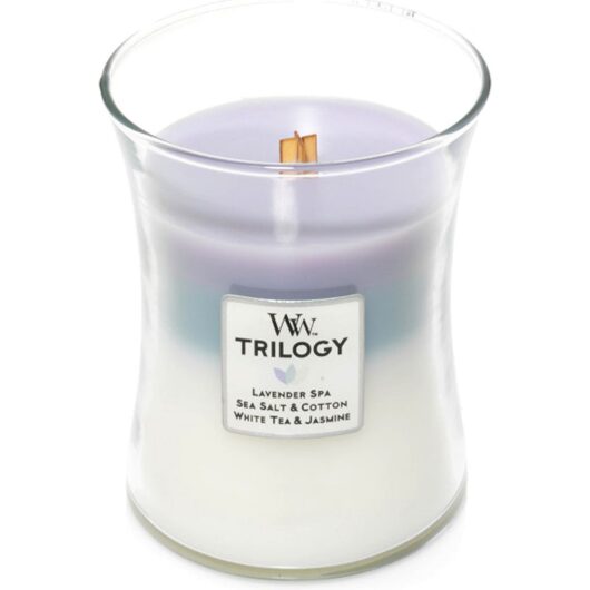 Woodwick Calming Retreat Medium Jar Candle Trilogy