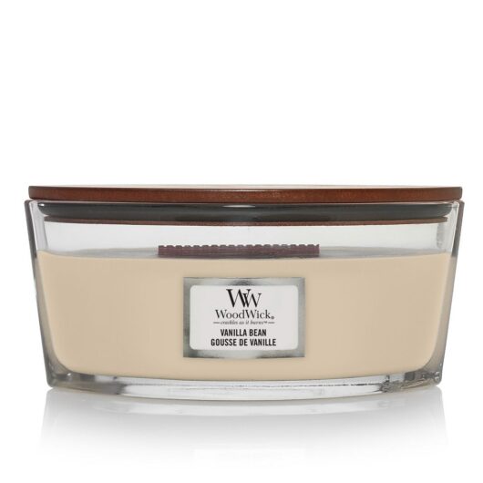 Woodwick Ellipse Scented Candle Vanilla Bean