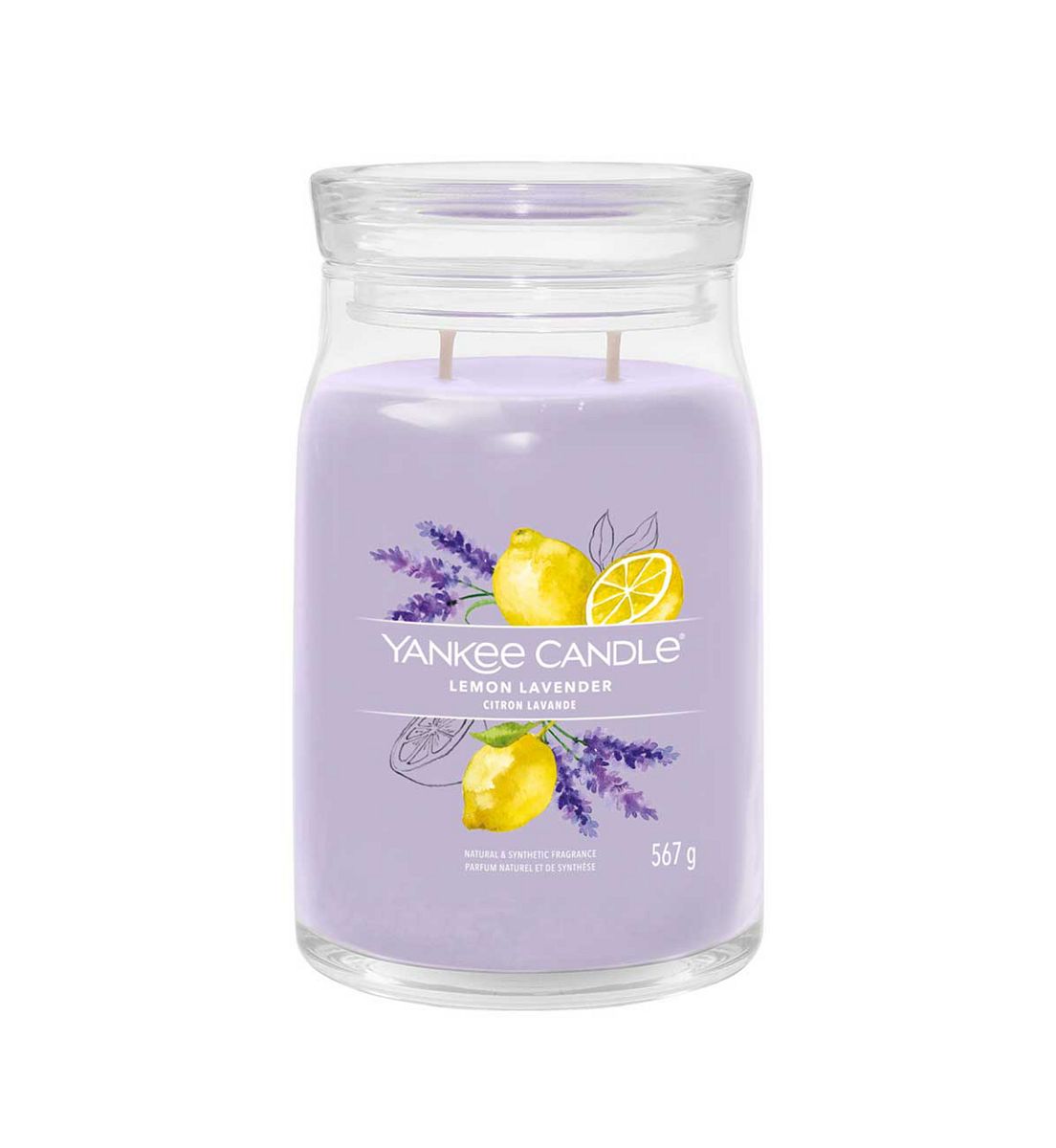 Yankee Candle Signature Large Jar Candle Lemon Lavender 567g